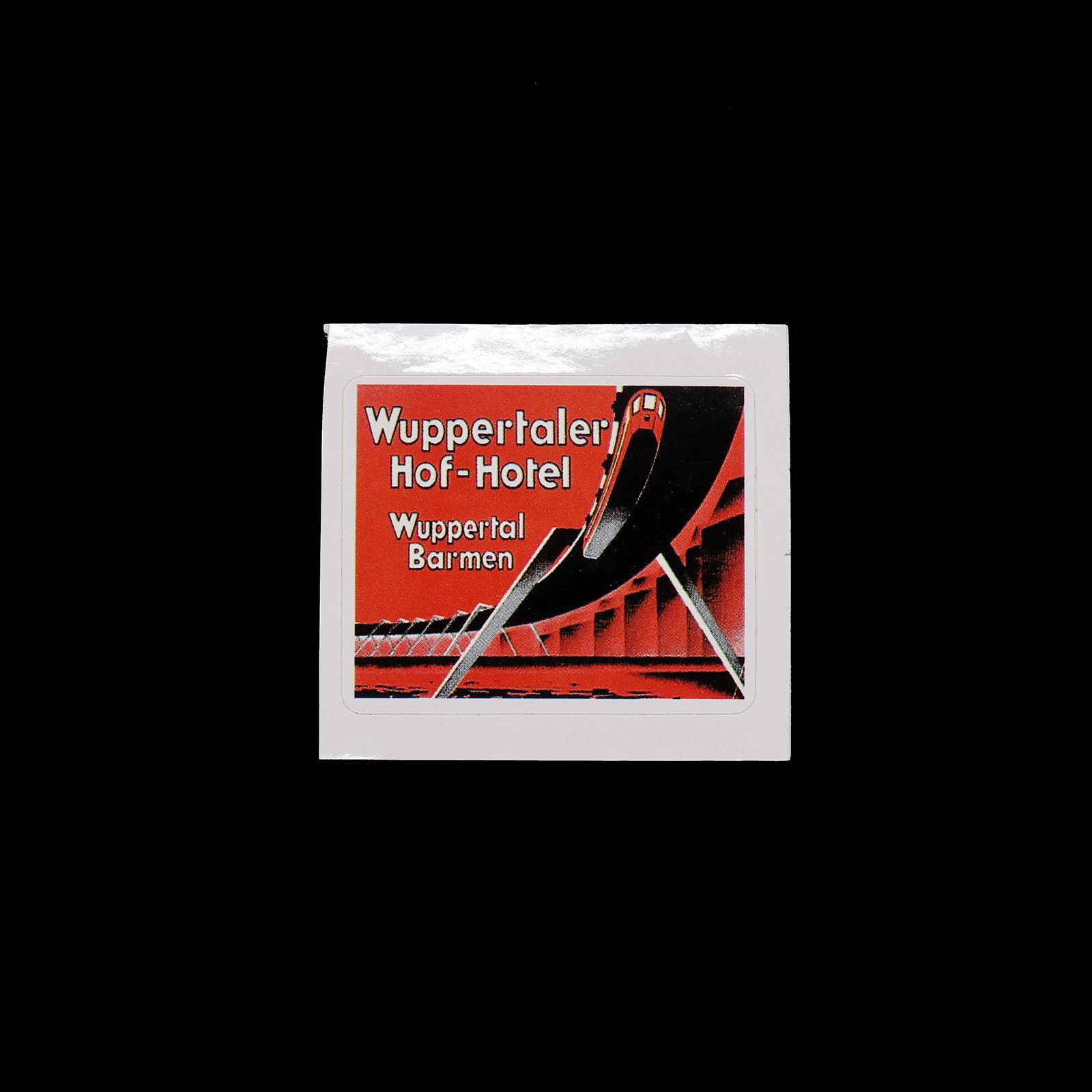 「Wuppertaler Hof-Hotel」ヴィンテージステッカー ヨーロッパ