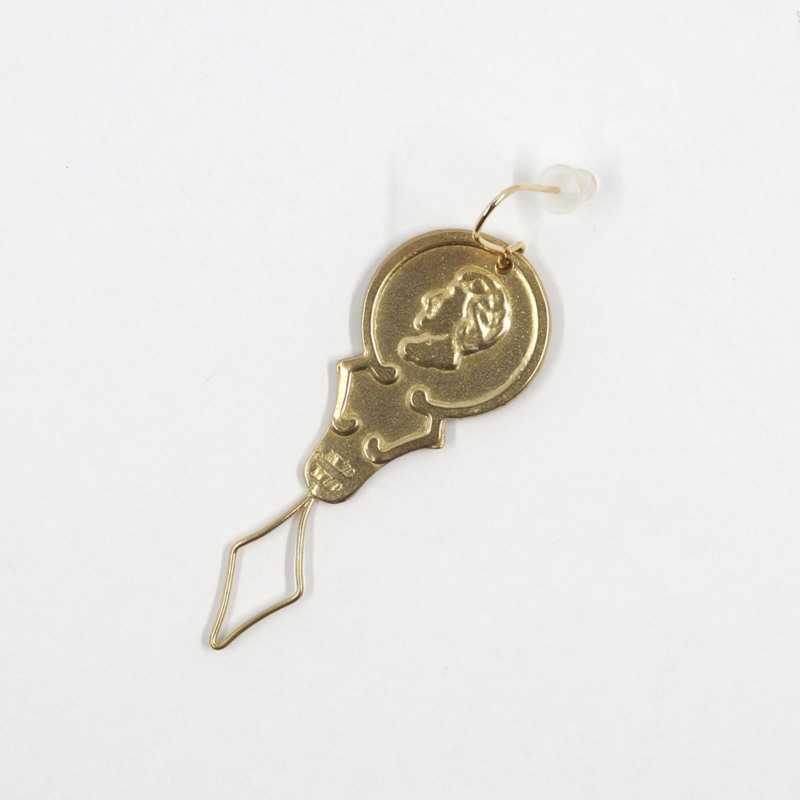 「threader pierce gold」ピアス（片耳）