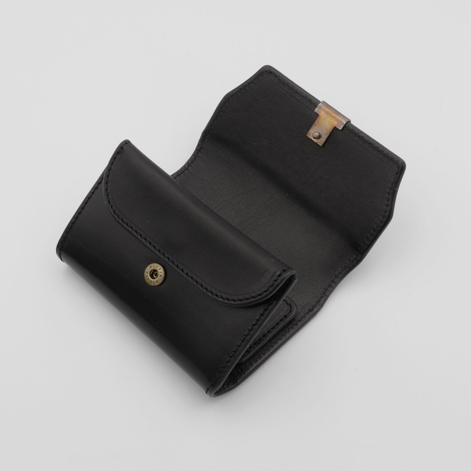 【Dual】コイン＆キーケース サドルプルアップ ブラック