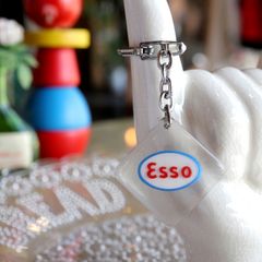 ESSO エッソ オイル ブルボンキーホルダー