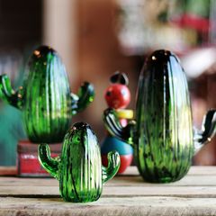 「CACTUS GLASS ORNAMENT Pillar」