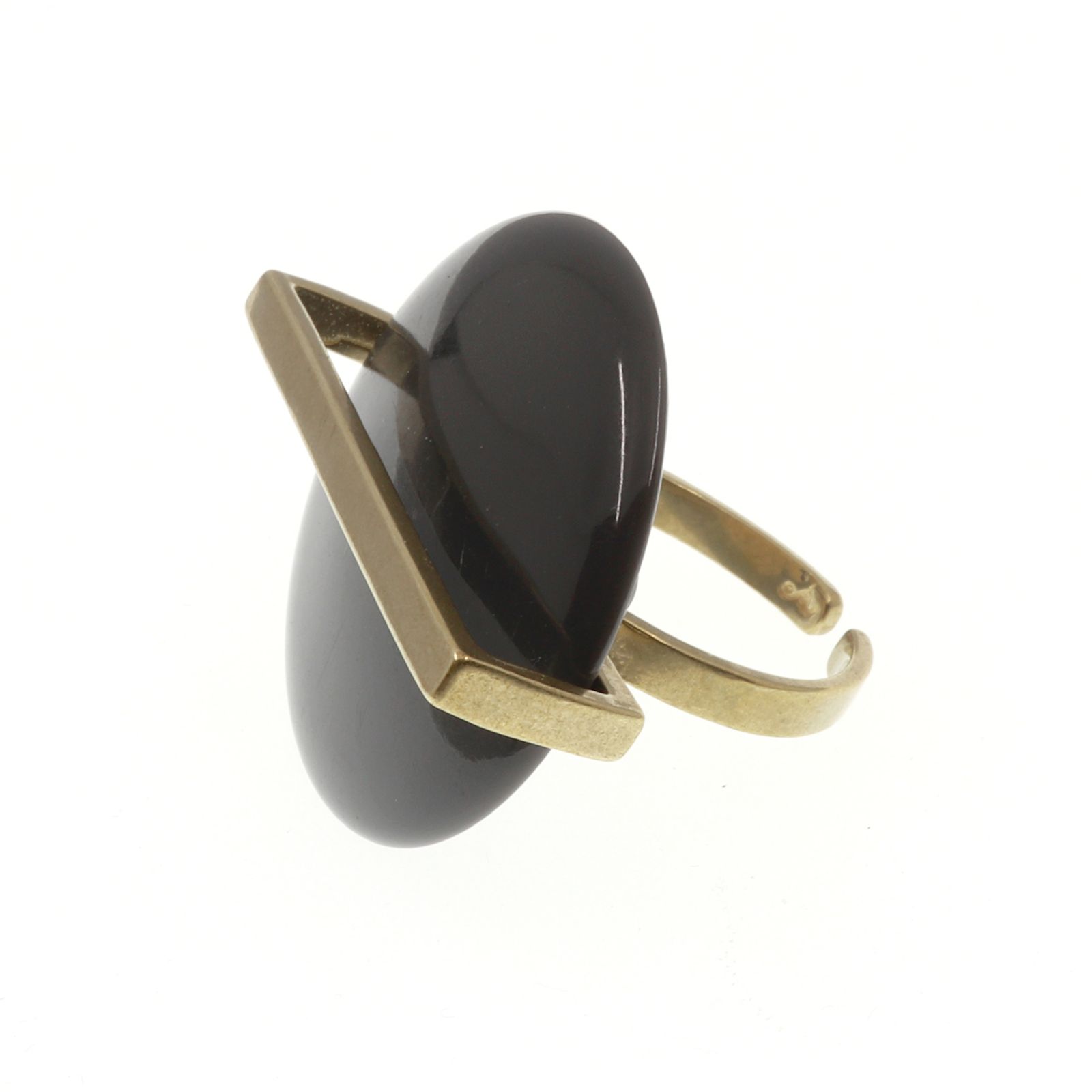「LIP RING dark gray」リング