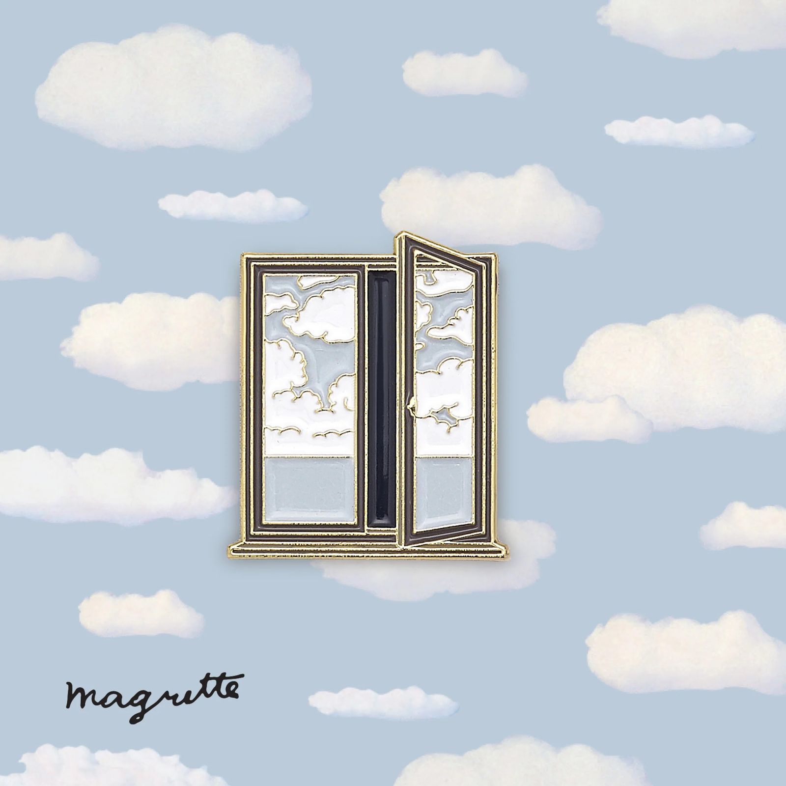 「Window」ピンズ ルネ・マグリット