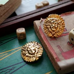 「エリザベスカラー」イヤリング フランス 1970x