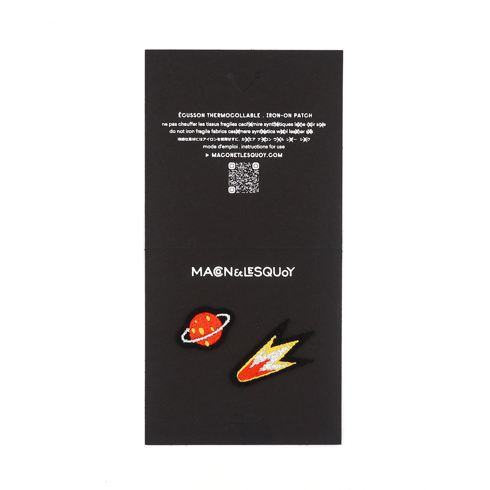 「Comet + Planet 」アイロンパッチ