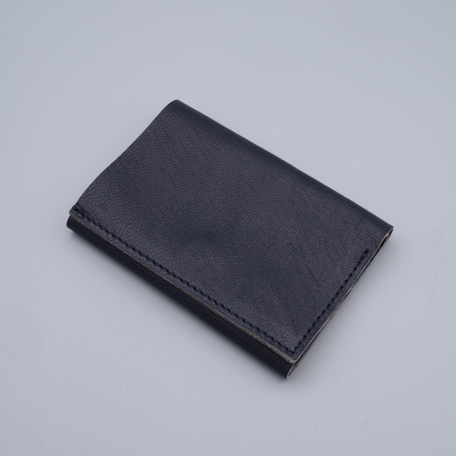 「straccio goat II」ミニ財布 ネイビー
