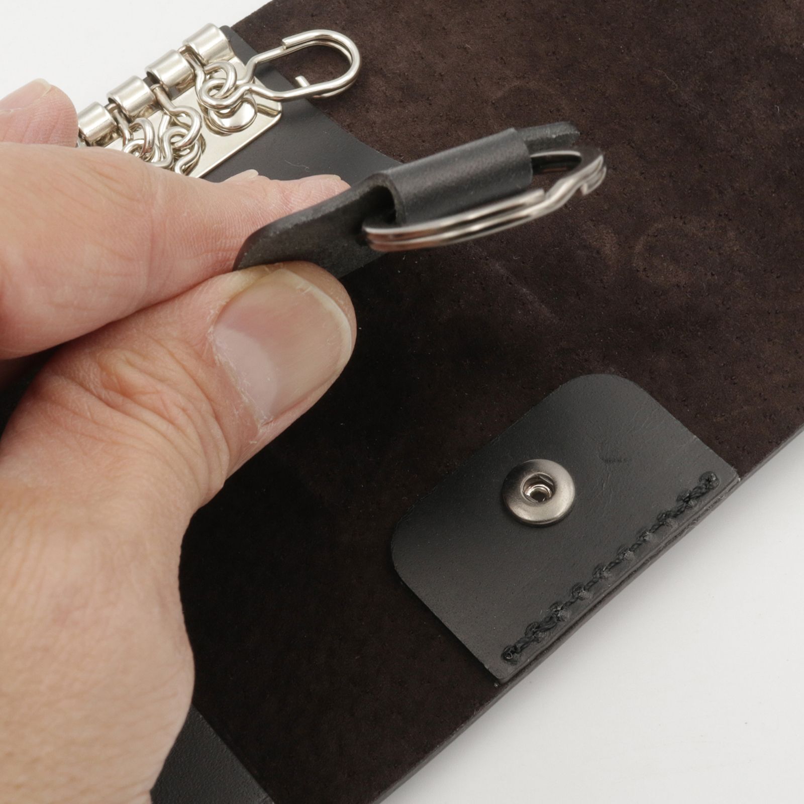 「Rich Koron Buttero」キーケース black