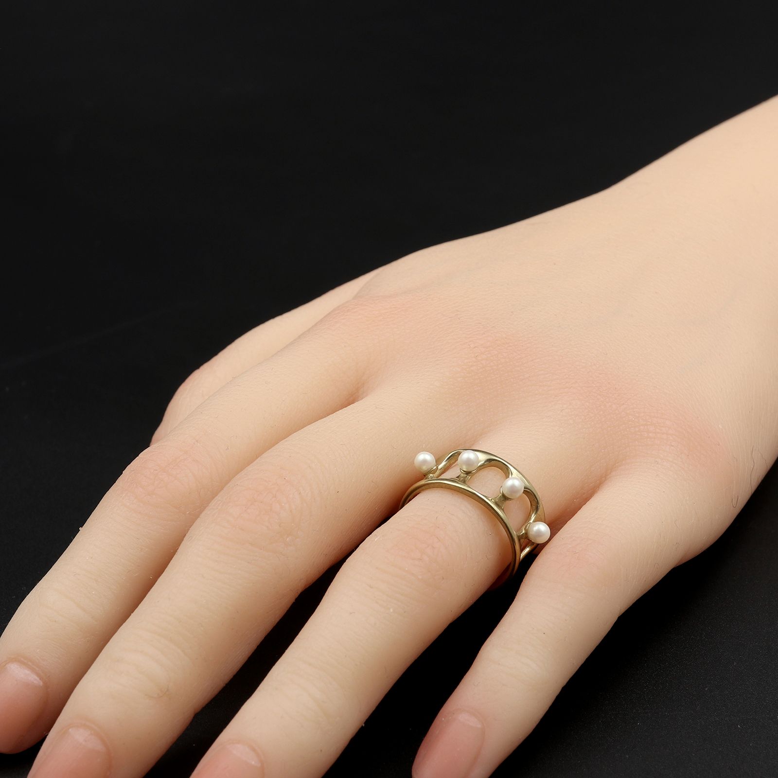 「poetry ring」リング ブラス