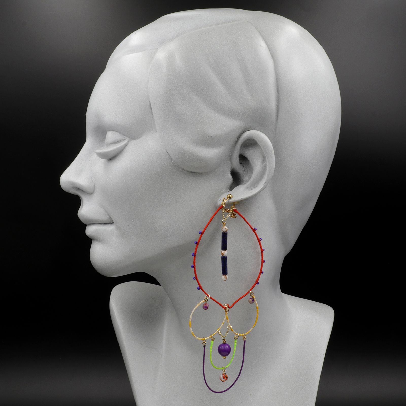 「Fete de l'eau ORNEMENT シングル」片耳イヤリング