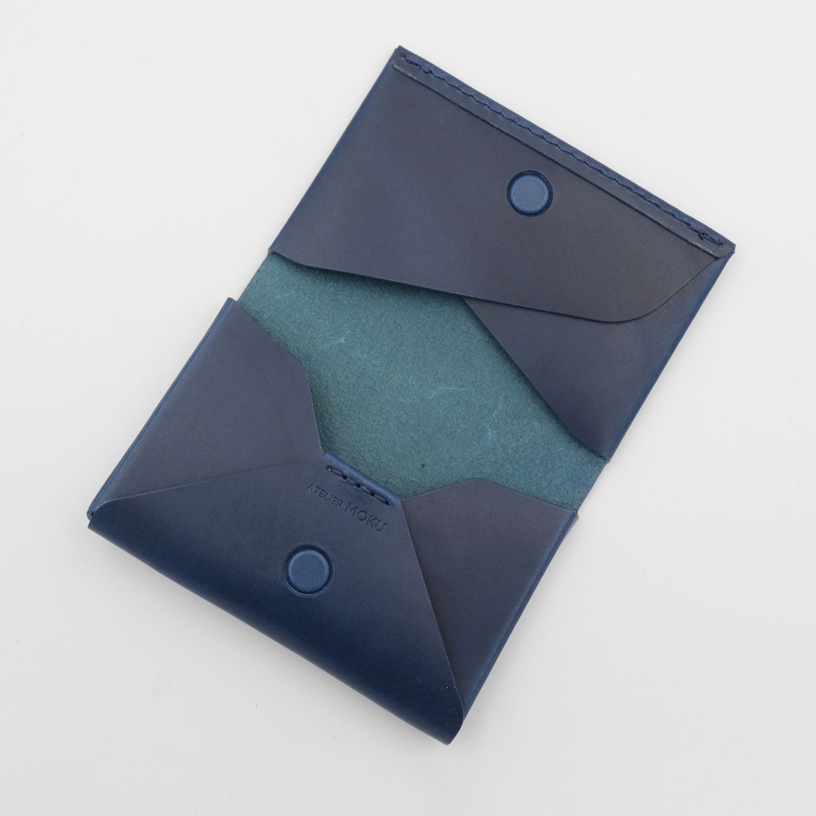 「Patan Buttero」カードケース（名刺入れ） blue