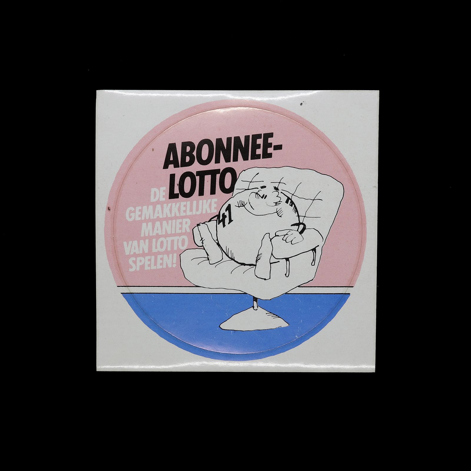 「ABONNEE-LOTTO」ヴィンテージステッカー ヨーロッパ