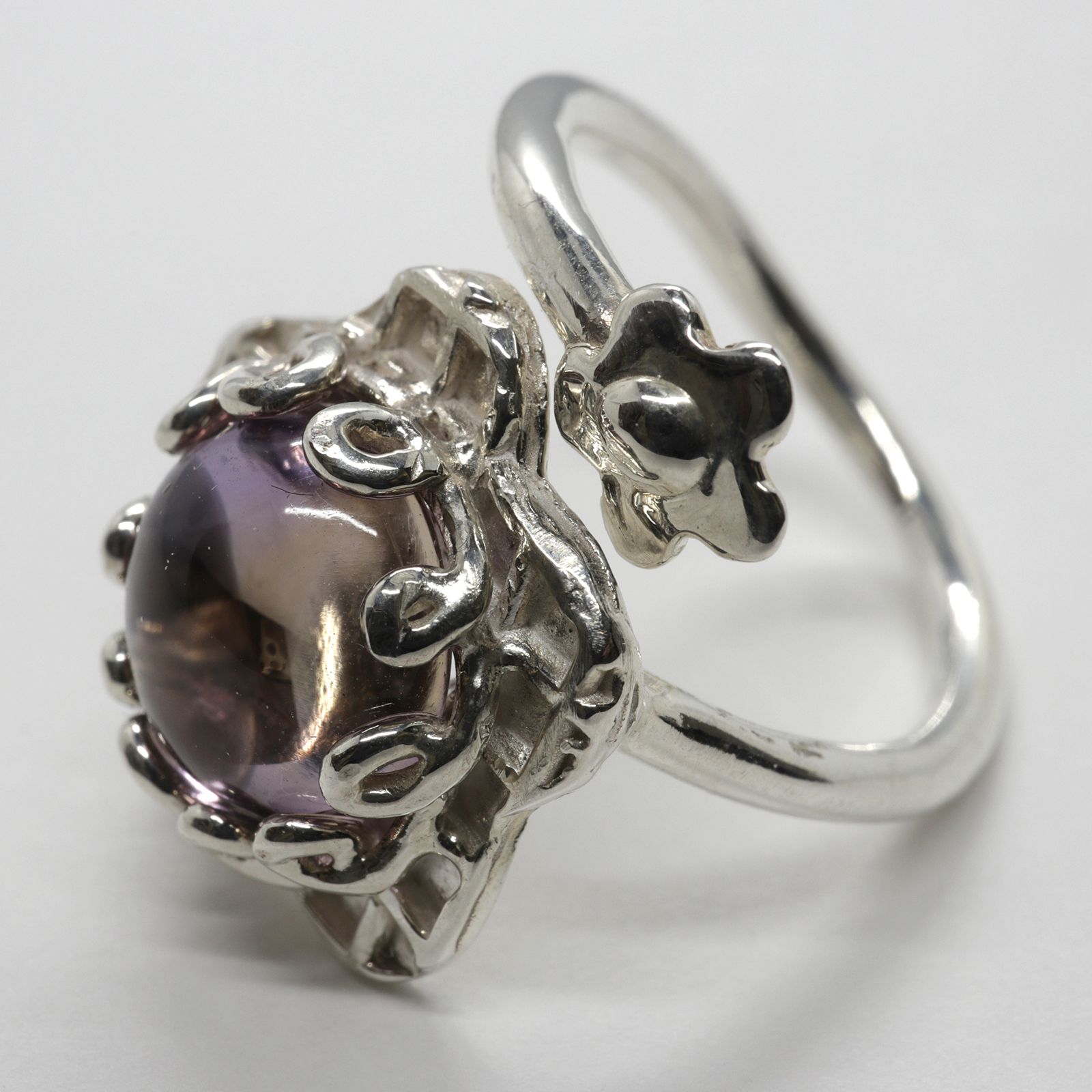 「SPIRAL FLOWER RING AMETRIN」リング