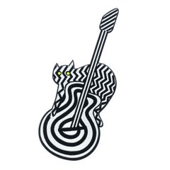 「Fork Guitre」アイロンパッチ