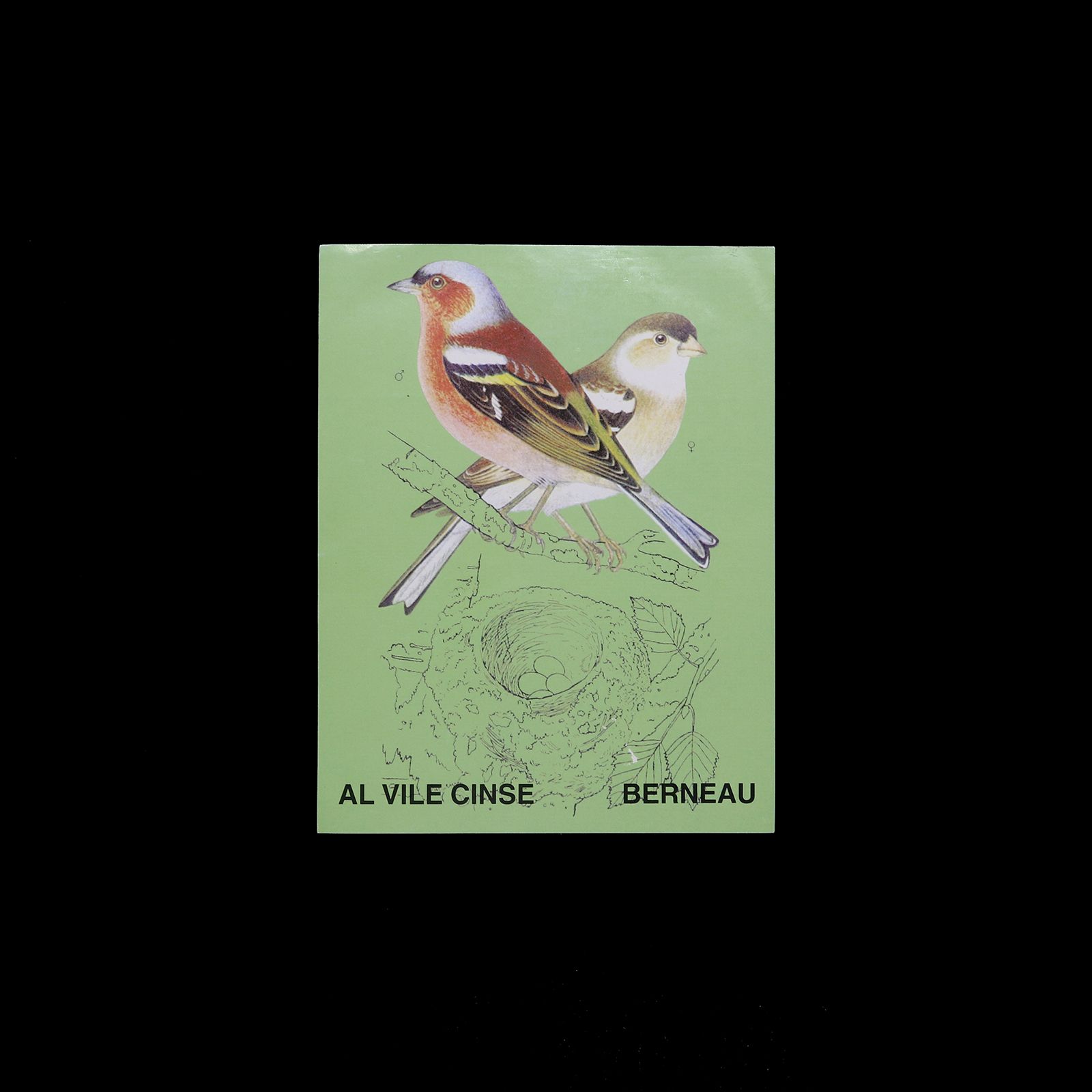 「AL VILE CINSE」ヴィンテージステッカー ヨーロッパ