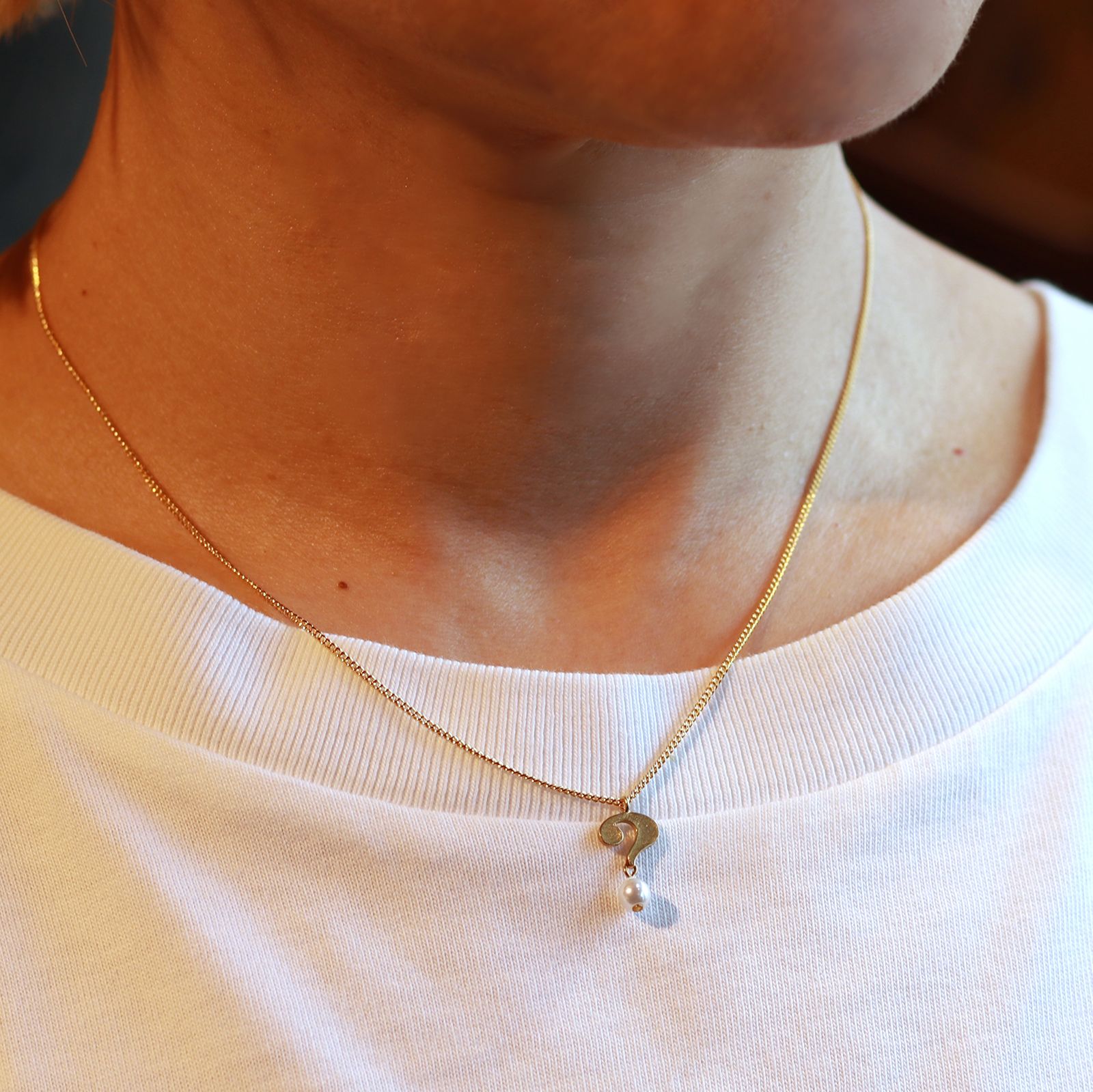 「question necklace」ネックレス