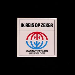 GARANTISFONDS REISGELDEN ヴィンテージステッカー オランダ