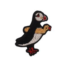 「Puffin」ブローチ