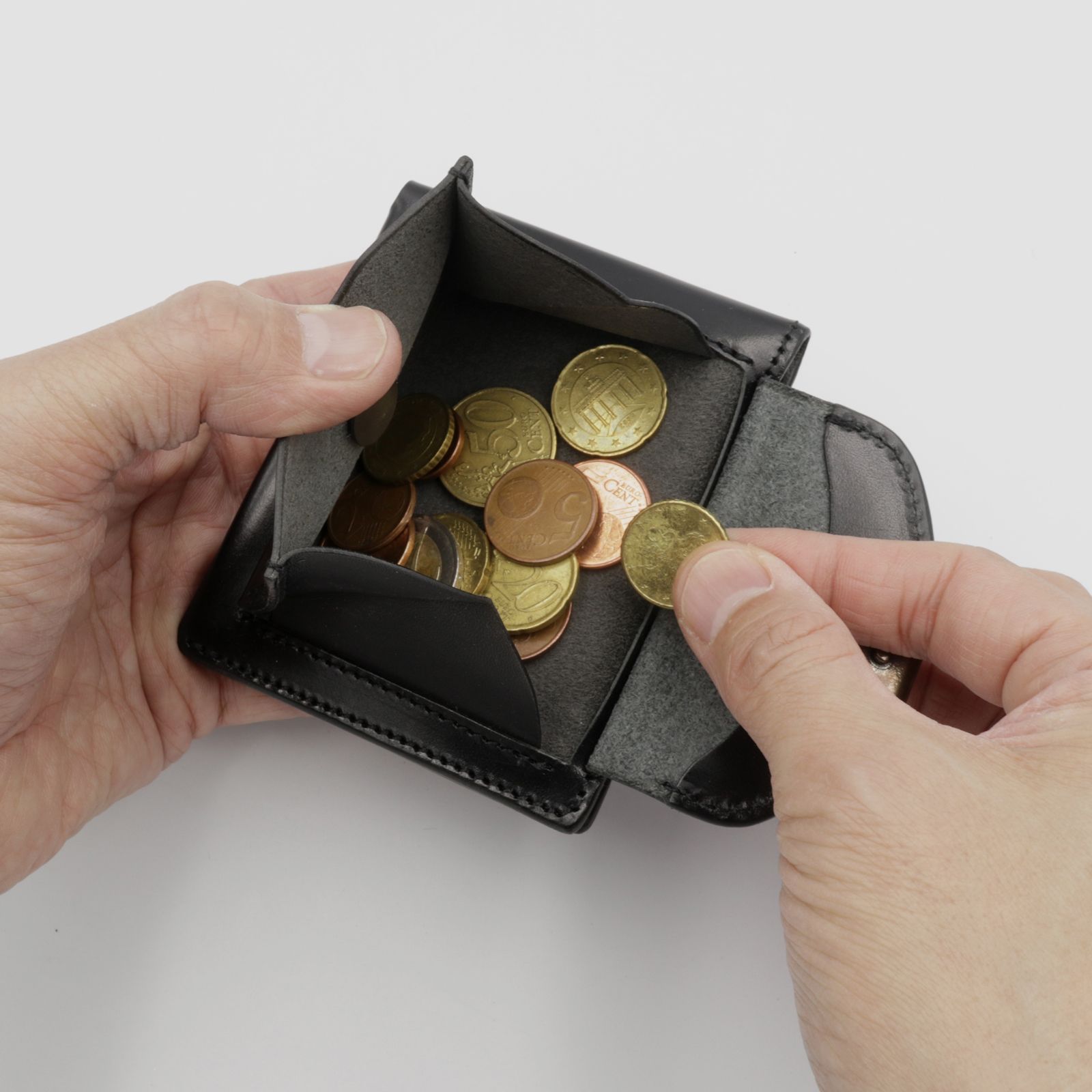 【Dual】スリムウォレット サドルプルアップ ブラック