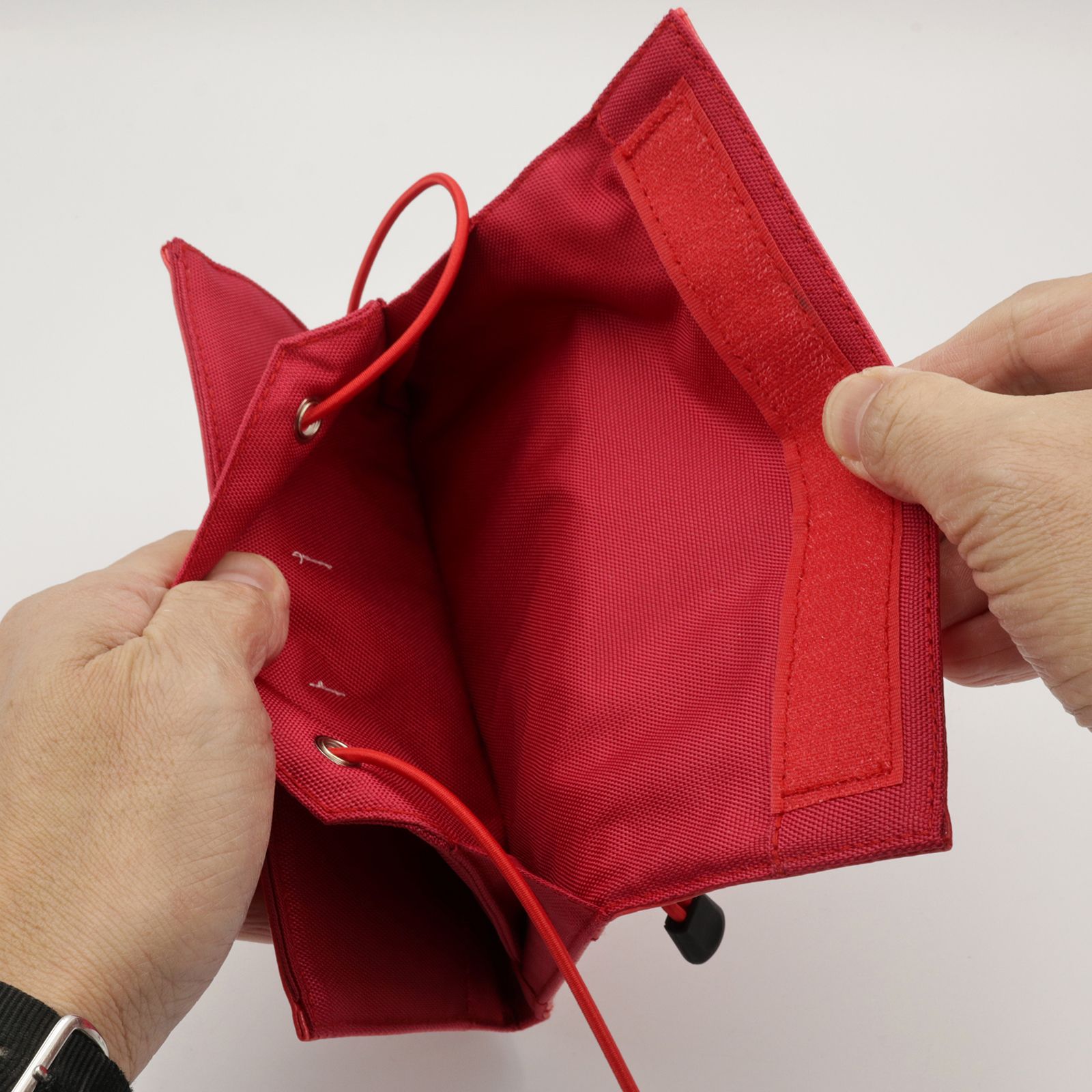 「FLY Long Wallet」ショルダーウォレットXL レッド