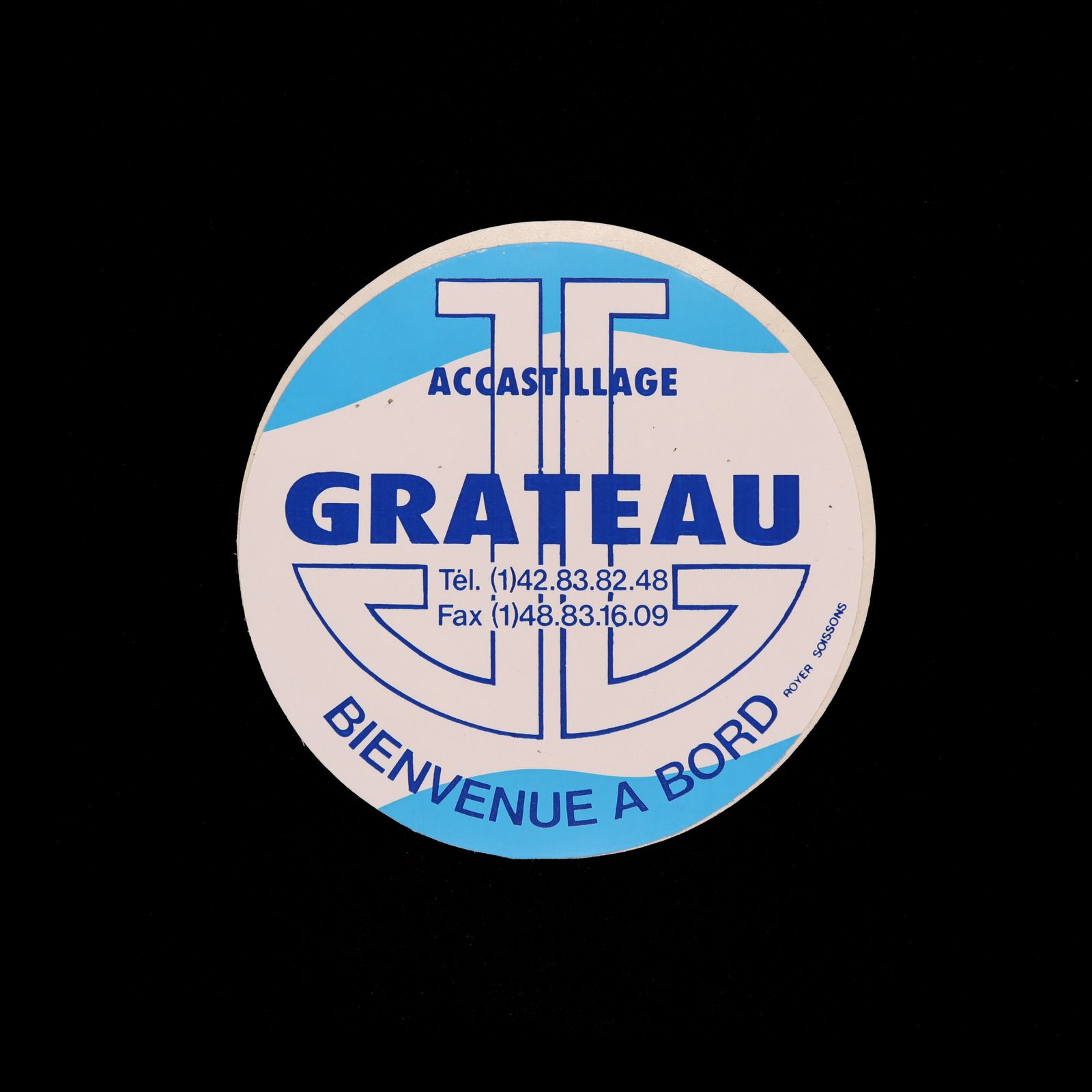 A CCASTILLAGE GRATEAU ヴィンテージステッカー フランス