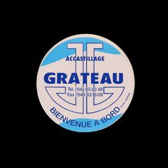 A CCASTILLAGE GRATEAU ヴィンテージステッカー フランス