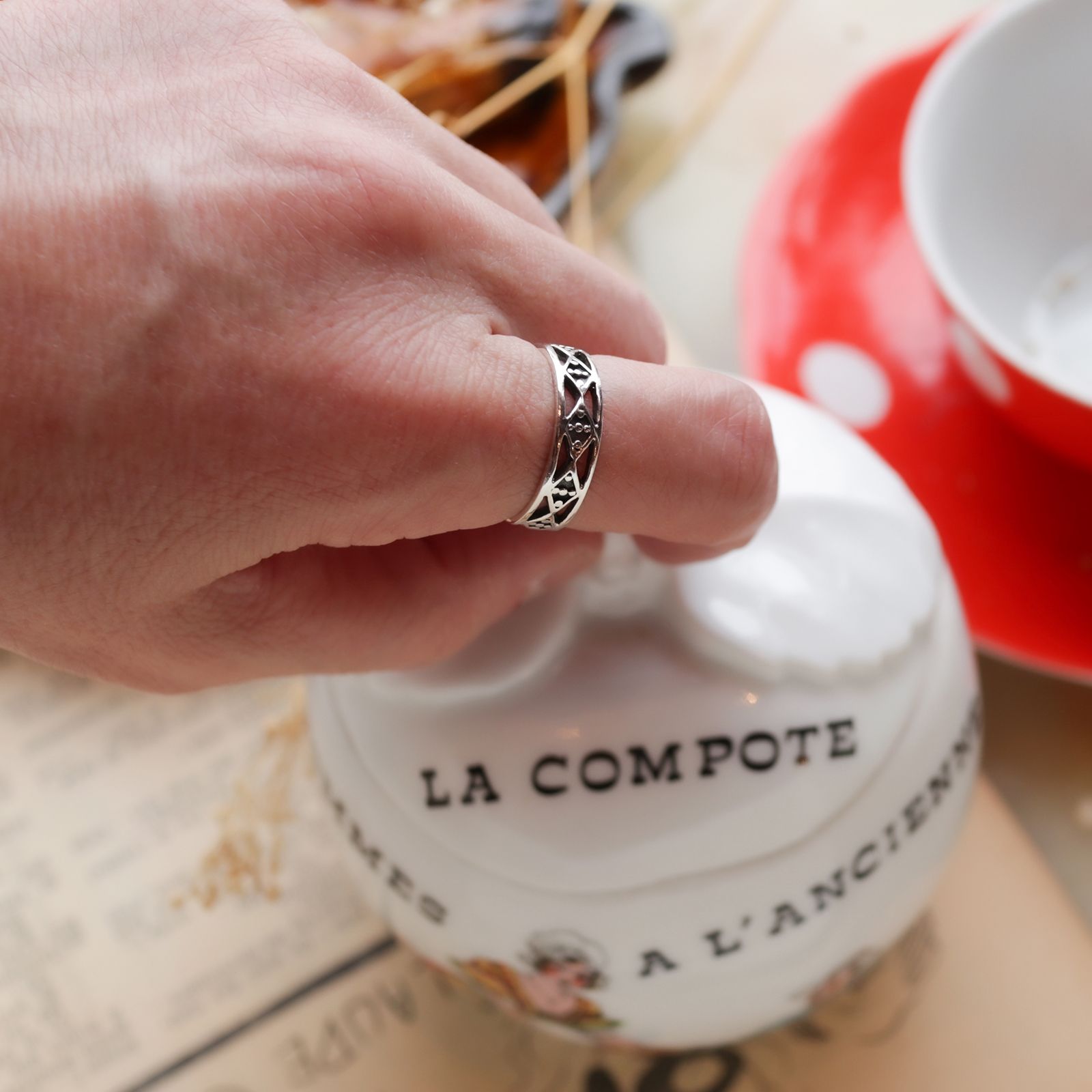 「エスニッククロス」リング silver925 ヨーロッパ