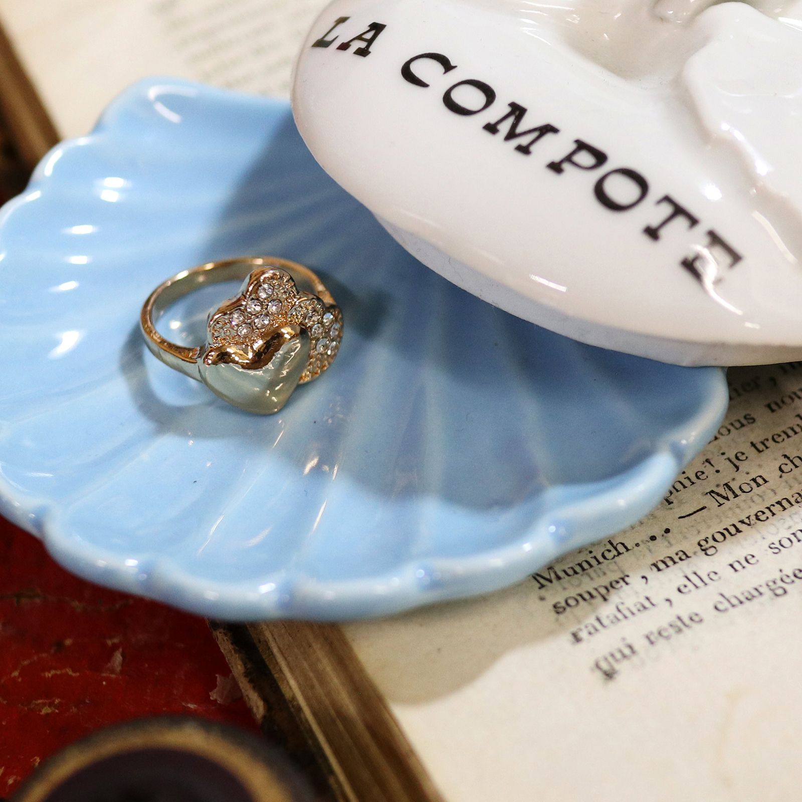 「ハートレイヤー」デッドストックリング イギリス