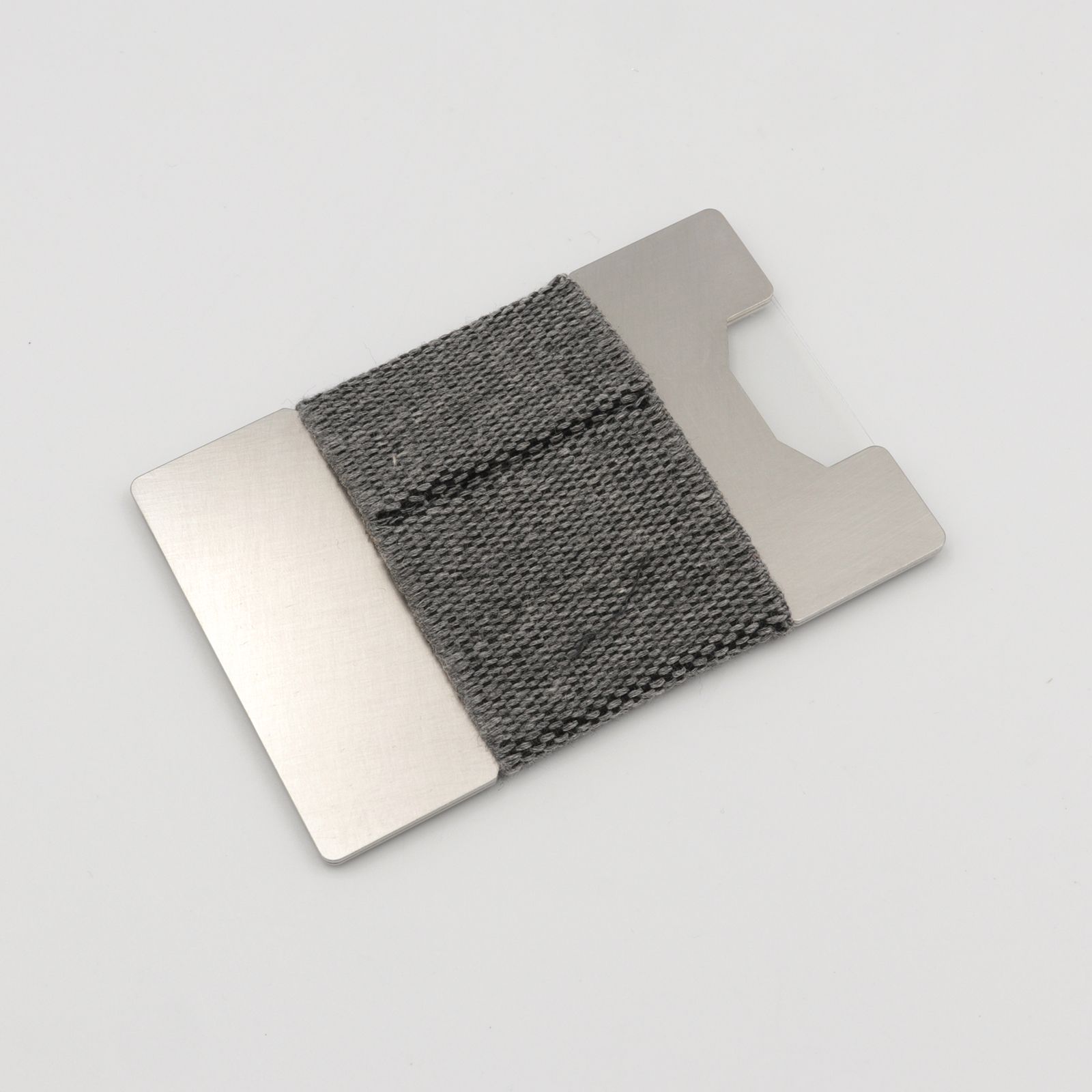 「METAL PLATE CARD HOLDER」カードケース シルバー