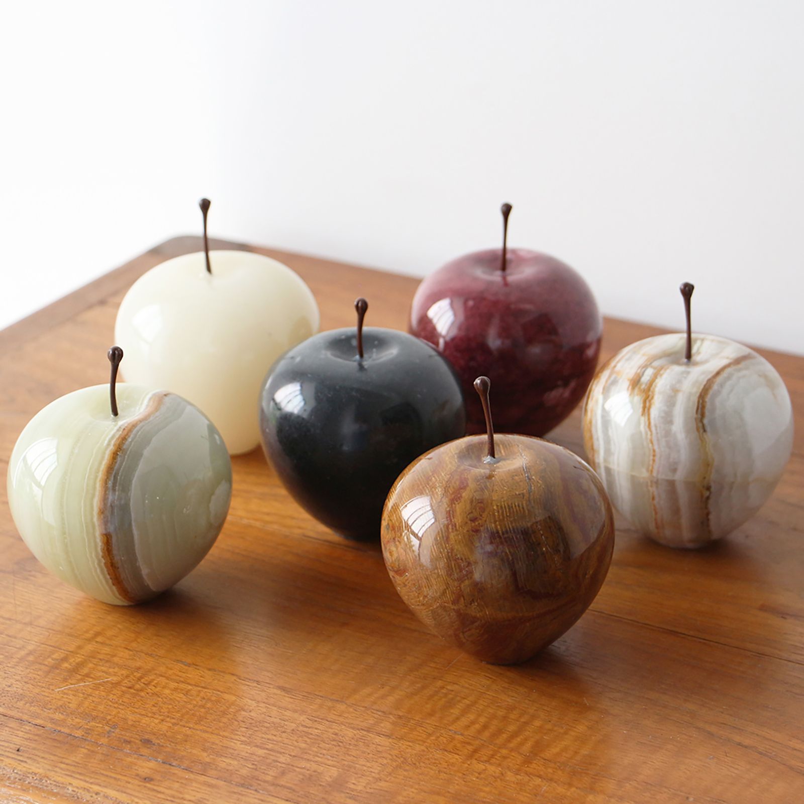 「Marble Apple Large」Black