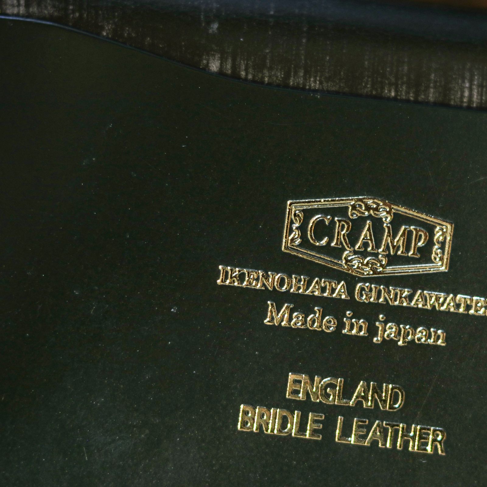 【Cramp】カードケース UKブライドルレザー 名刺入れ グリーン