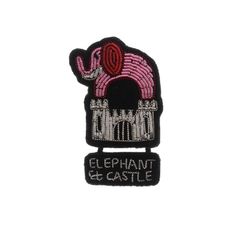 「Elephant and Castle」ブローチ