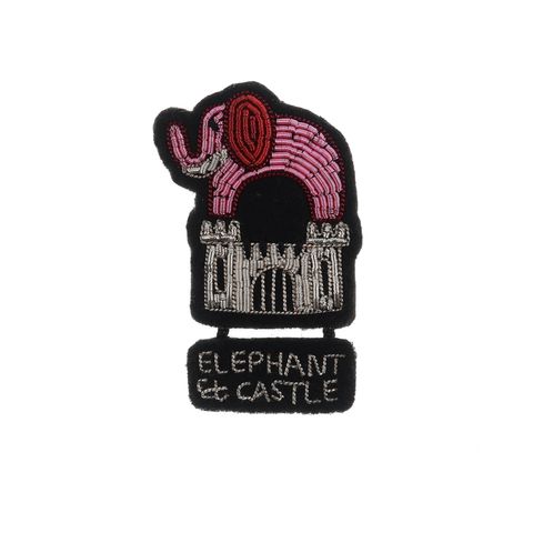 「Elephant and Castle」ブローチ