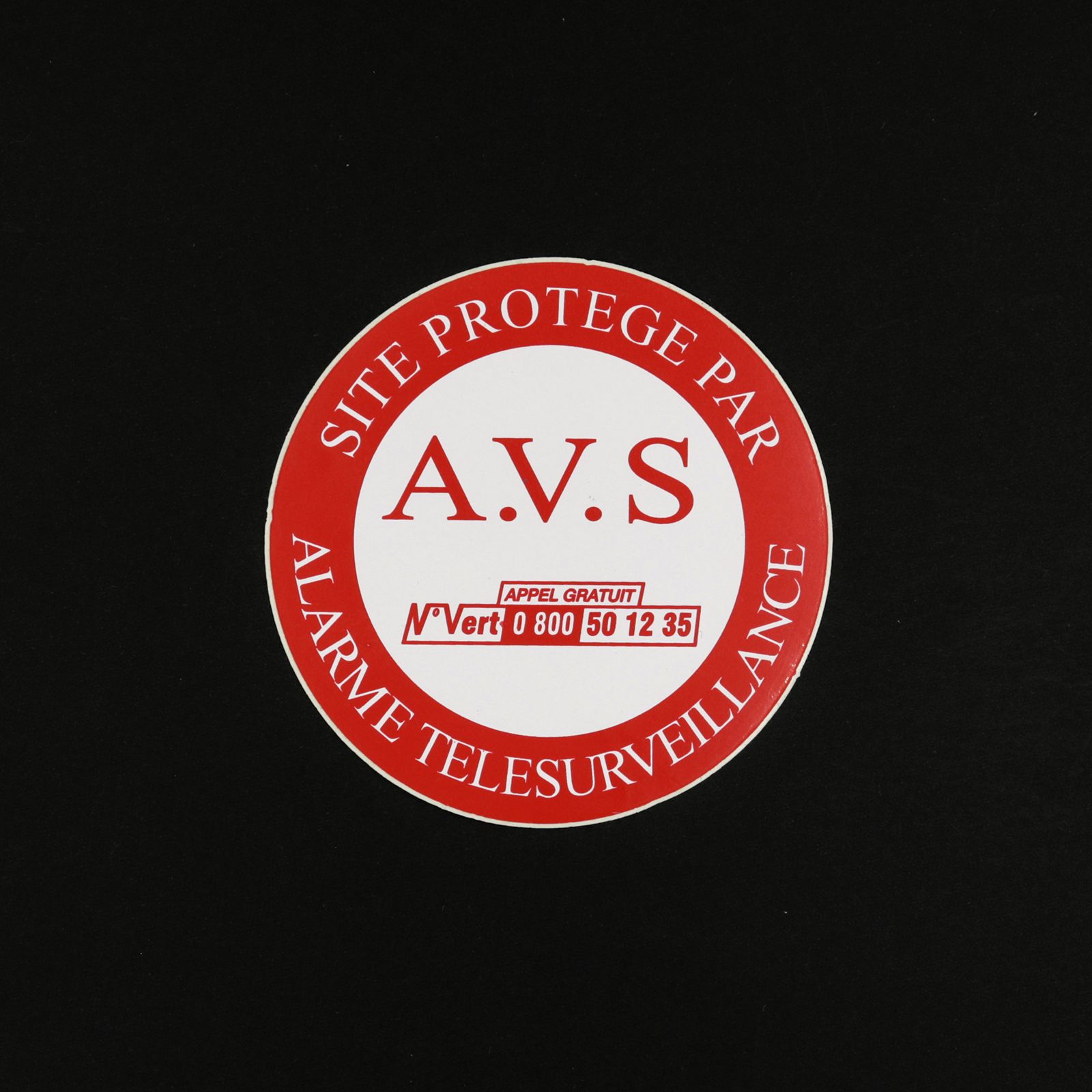「A.B.S」セキュリティ ヴィンテージステッカー ヨーロッパ