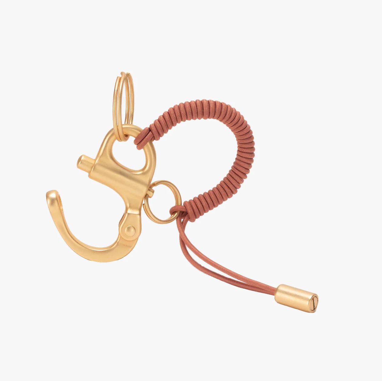 「LetGo Petits」キーリング テラコッタ×ゴールド