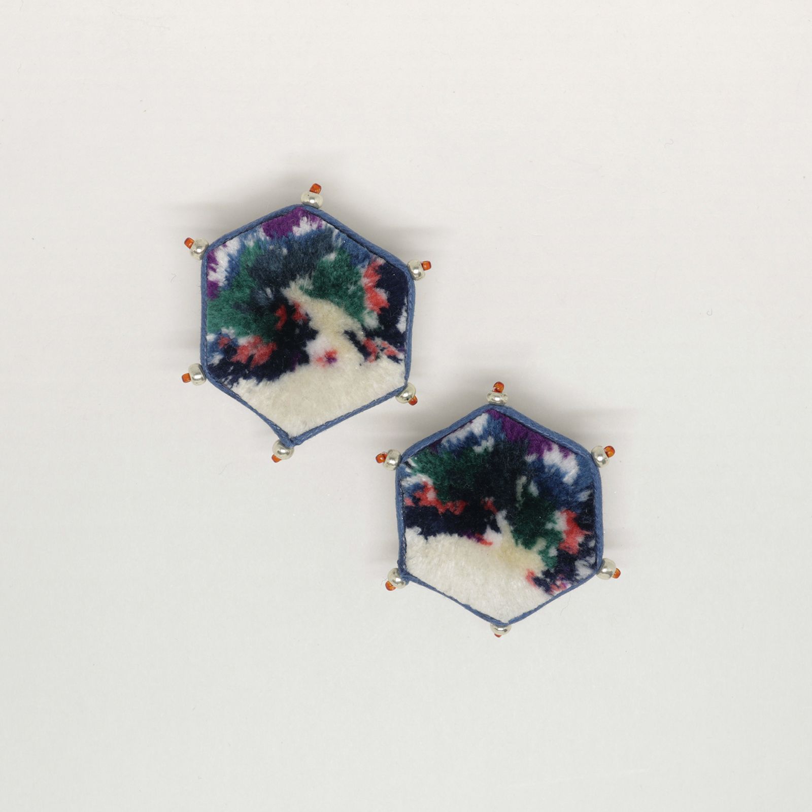 「TRIBO Hexagon」ピアス【La cosmologie de sachikoism】