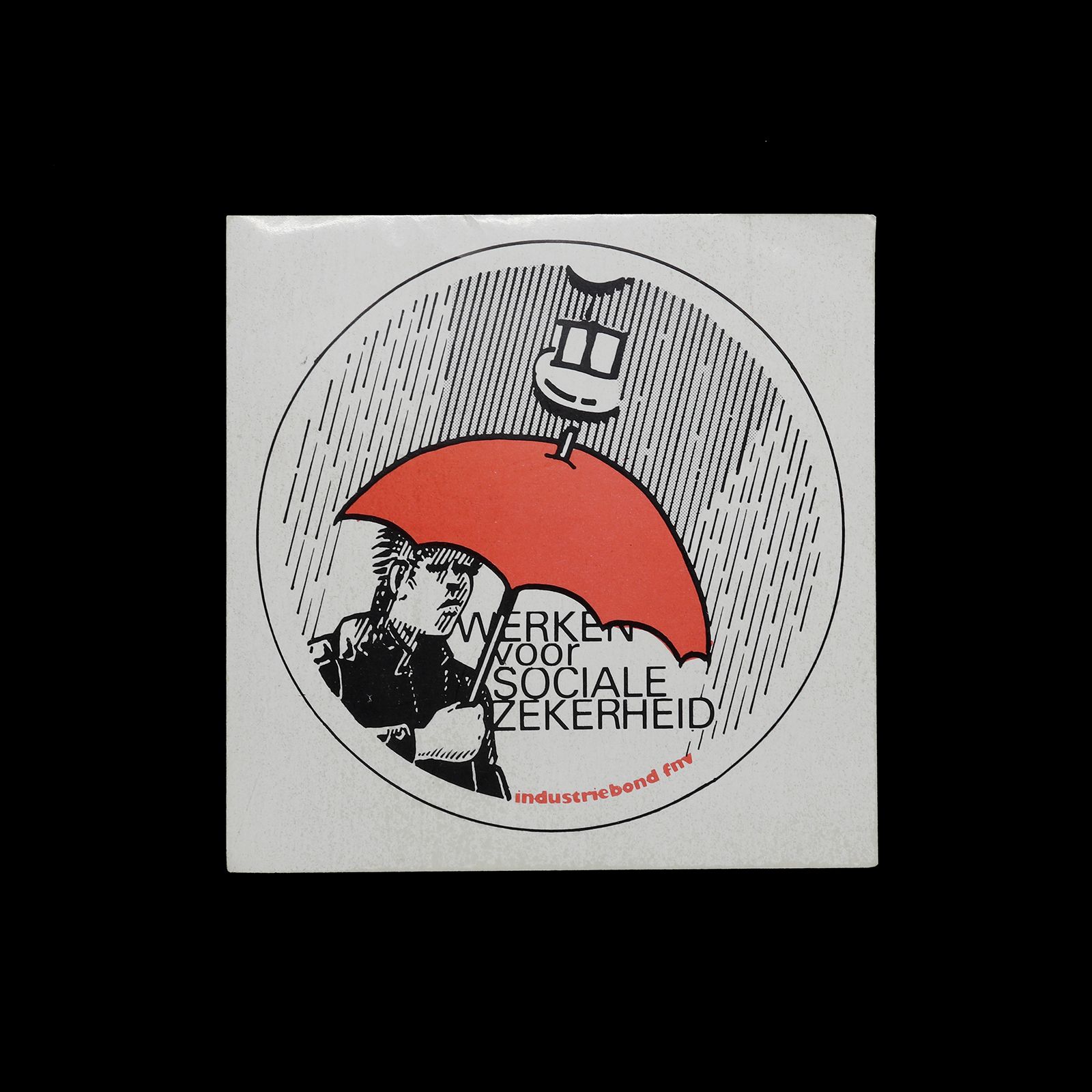 「INDUSTRIE BOND FNV」ヴィンテージステッカー ヨーロッパ