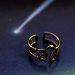「horoscope ring Leo」リング しし座 ゴールド