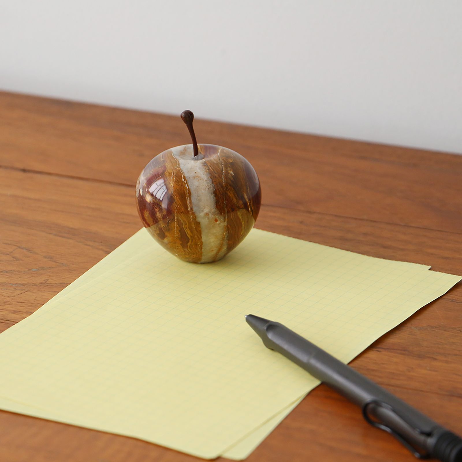 「Marble Apple Small」Brown