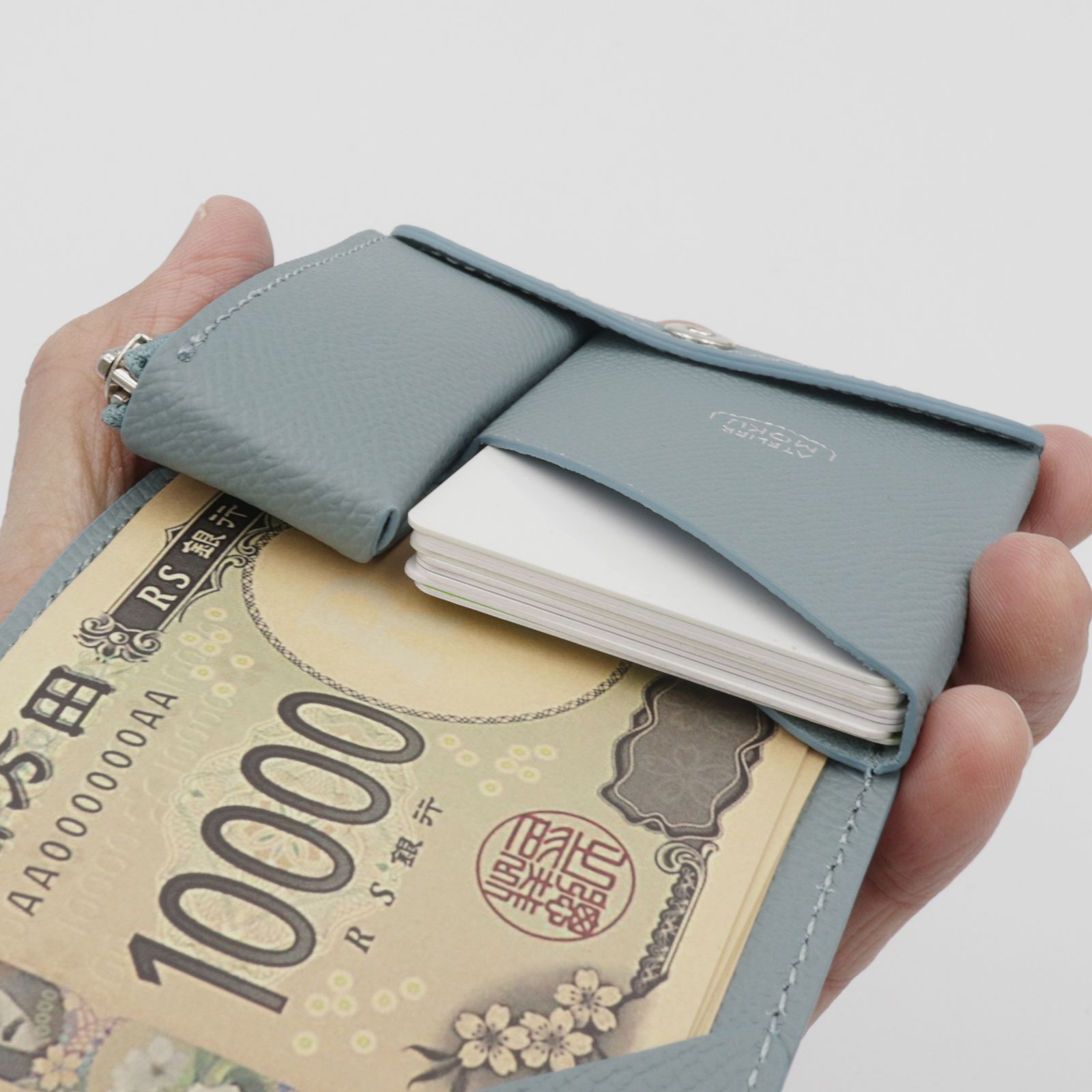 「小さく薄い財布SAKU ver.3 Plus Noblessa」black