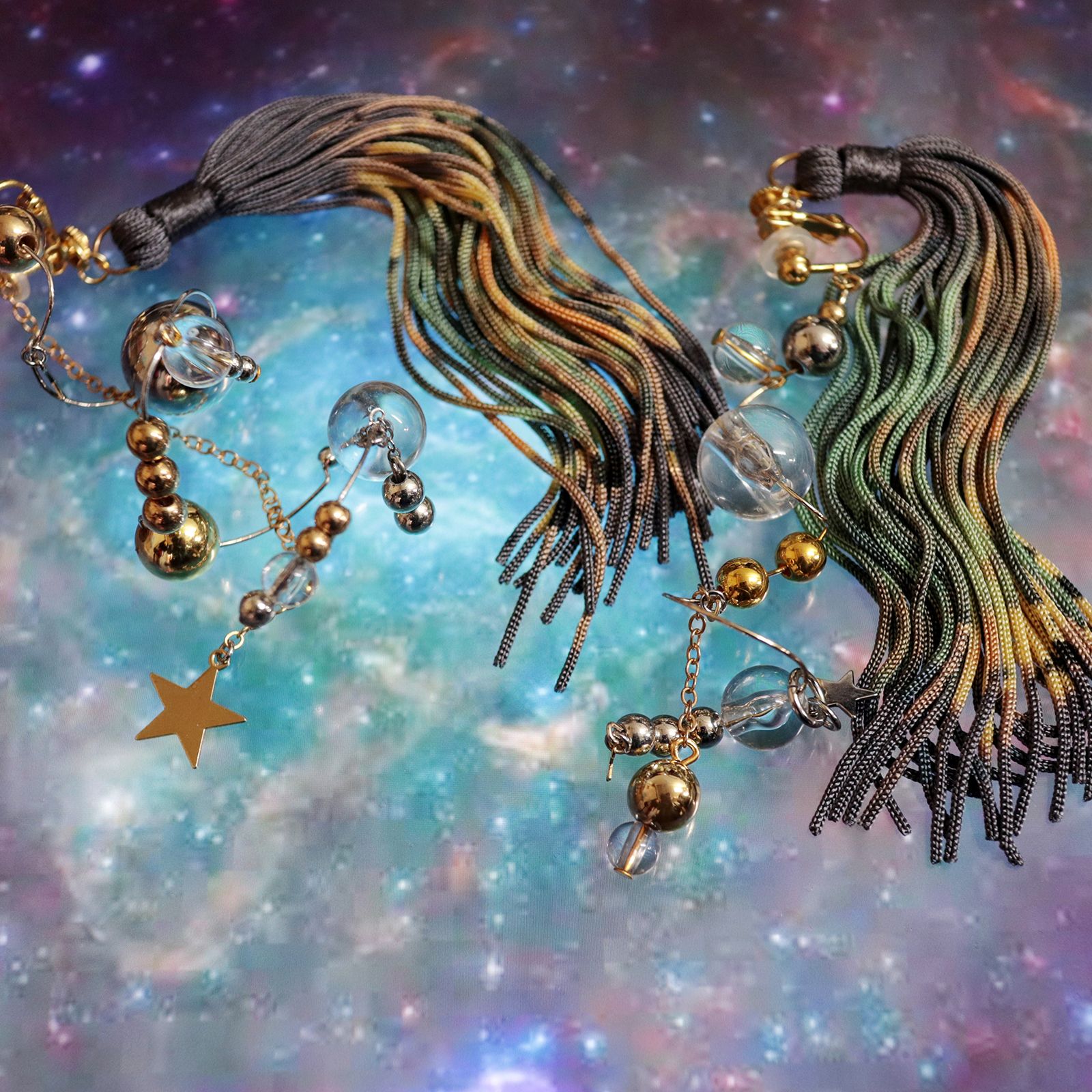 「TEO Cosmos」イヤリング【La cosmologie de sachikoism】