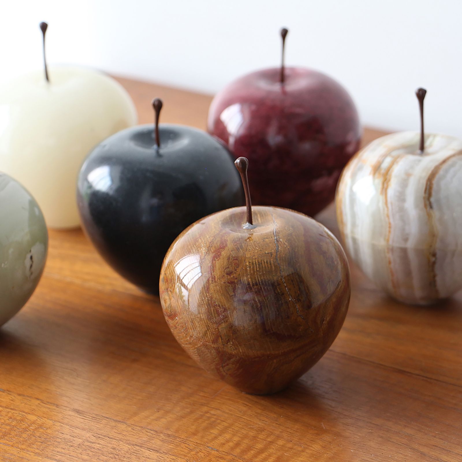 「Marble Apple Large」Brown