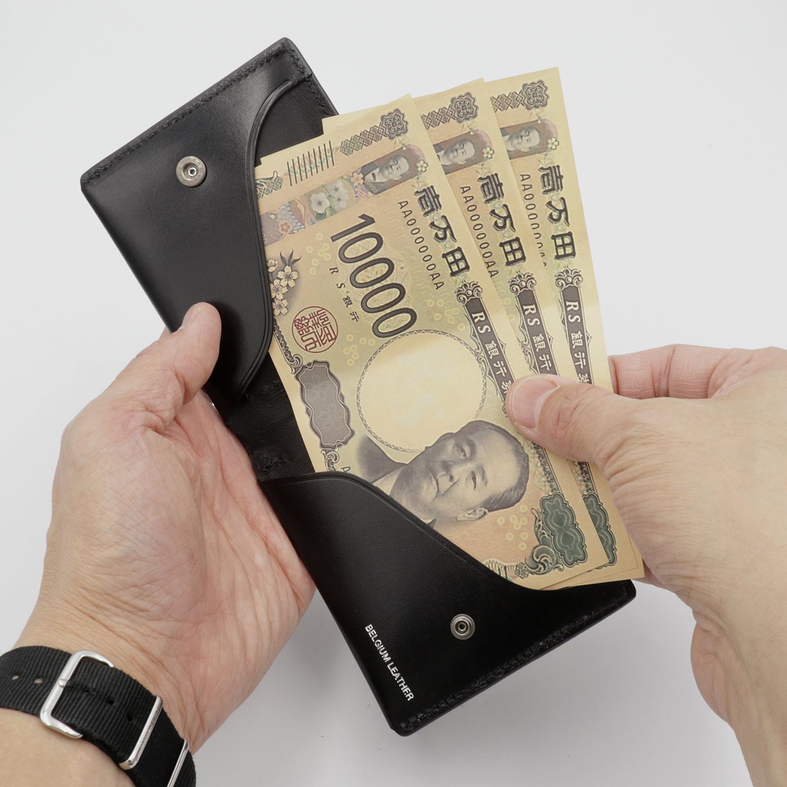 【Dual】スリムウォレット サドルプルアップ チョコ