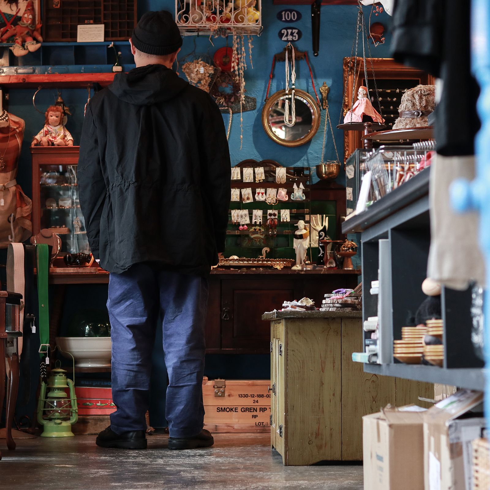 「スウェーデン軍 M62 スノーパーカ」ユーズド 後染めブラック スウェーデン 1960-80s