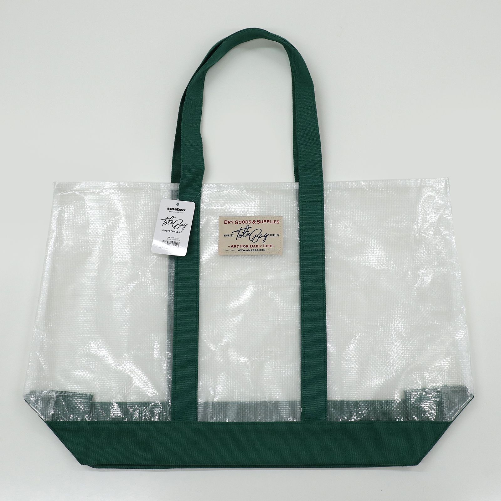 「PE TOTE BAG L」グリーン