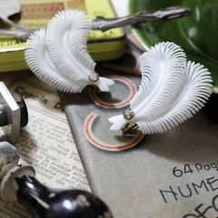 「プラフェザーデュオ」イヤリング フランス