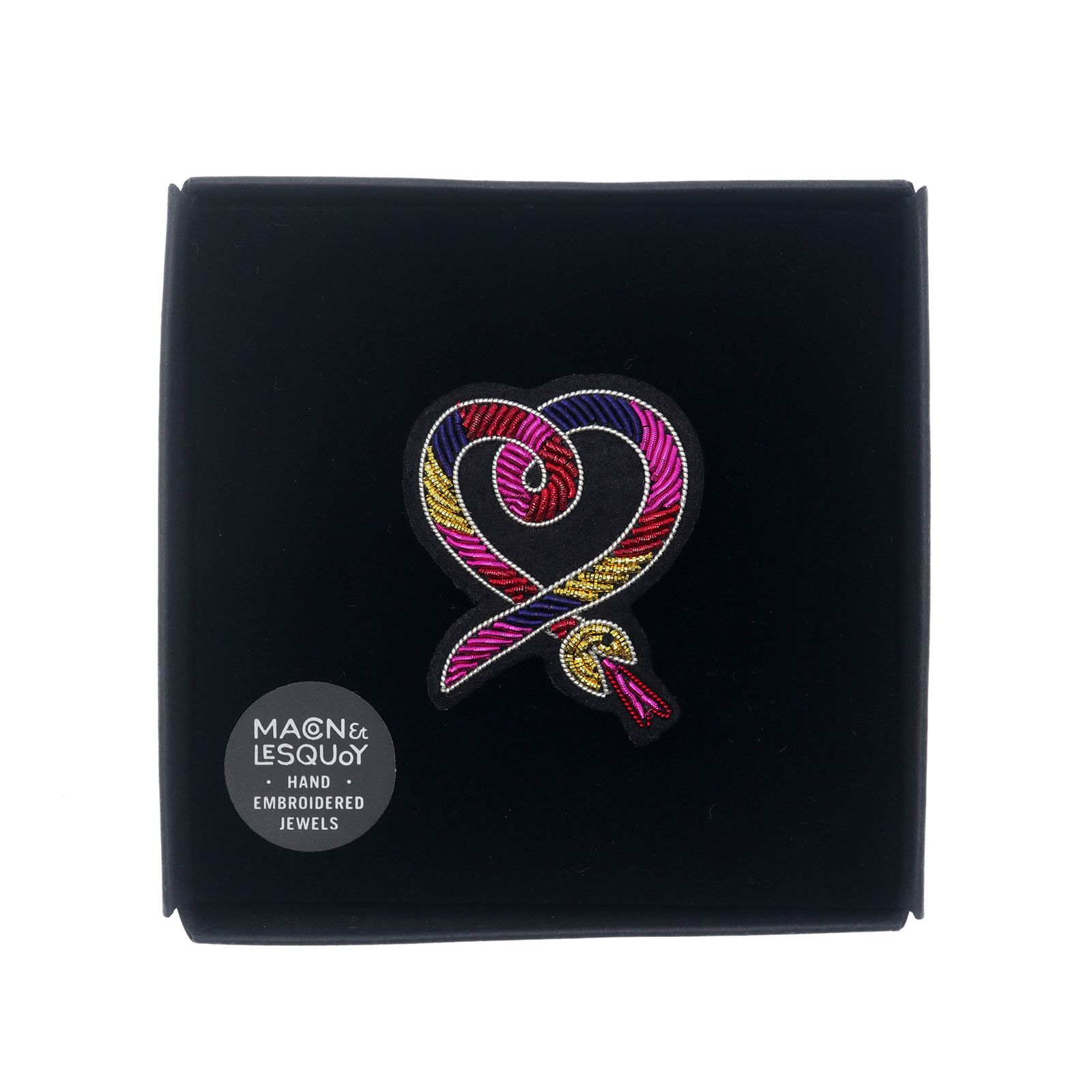 「Heart Snake」ブローチ