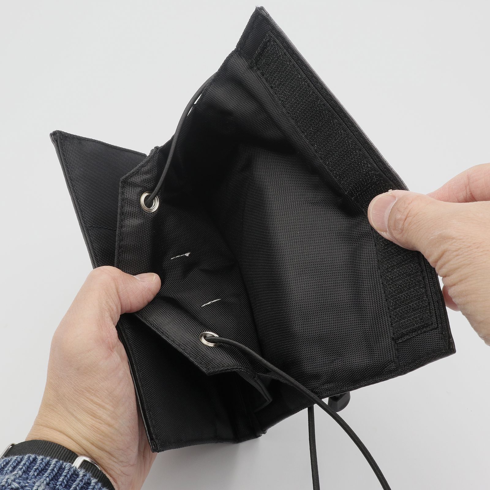 「FLY Long Wallet」ショルダーウォレットXL ブラック