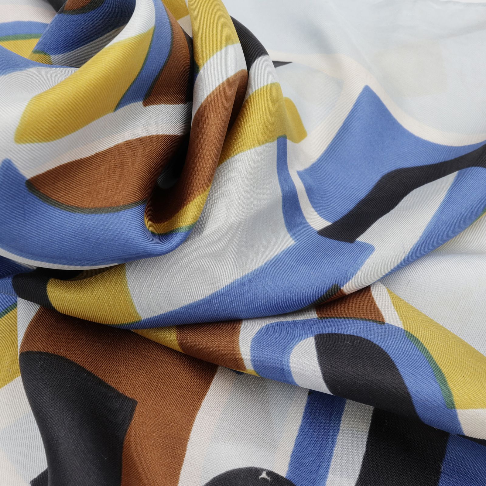 「レトロモザイク」ヴィンテージスカーフ ヨーロッパ