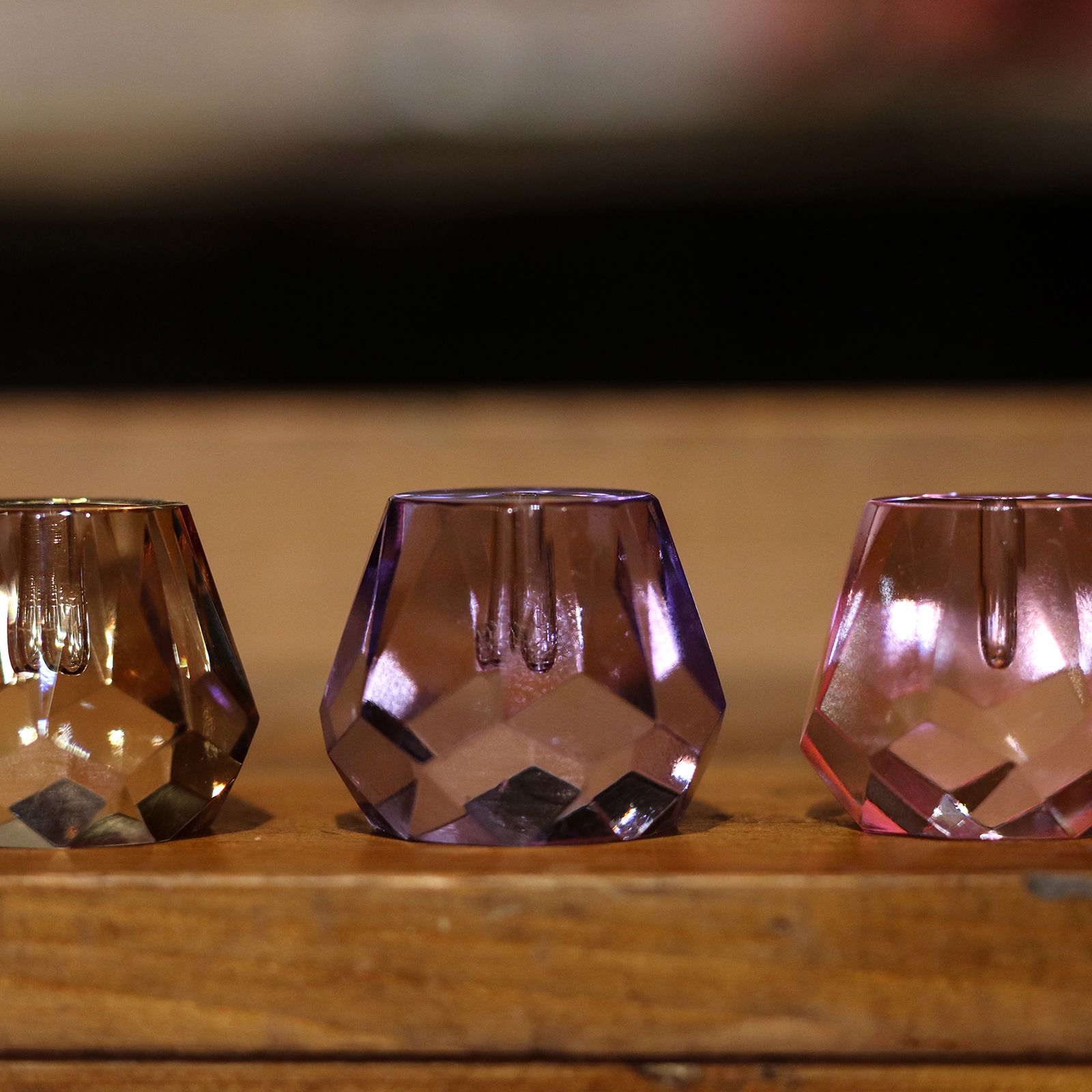 「CRYSTAL INCENSE HOLDER」Pink