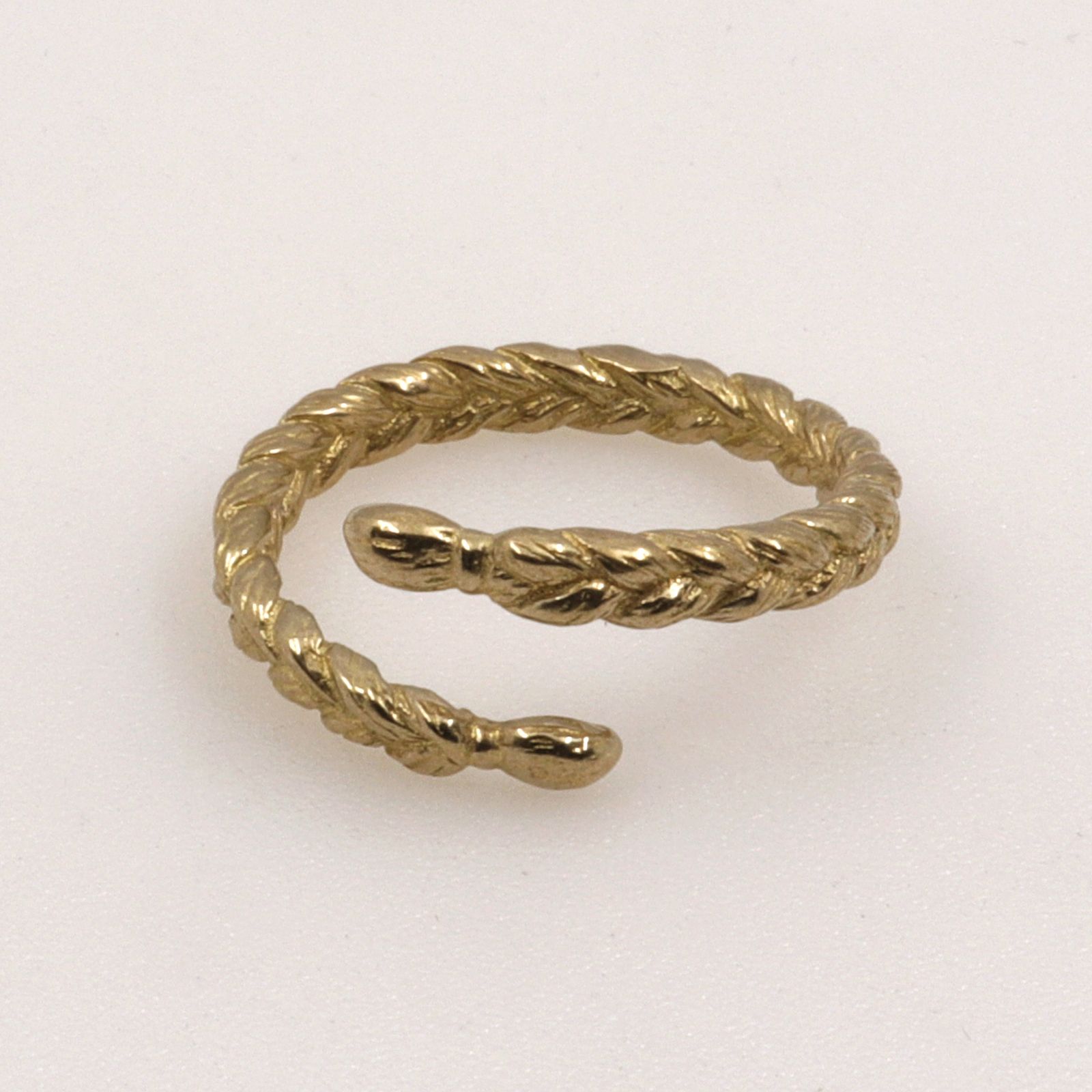 「braid ring」リング ブラス